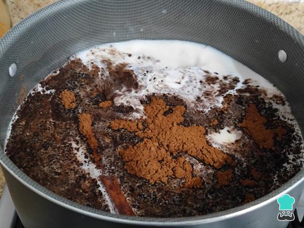 Atole de chocolate - Paso 3