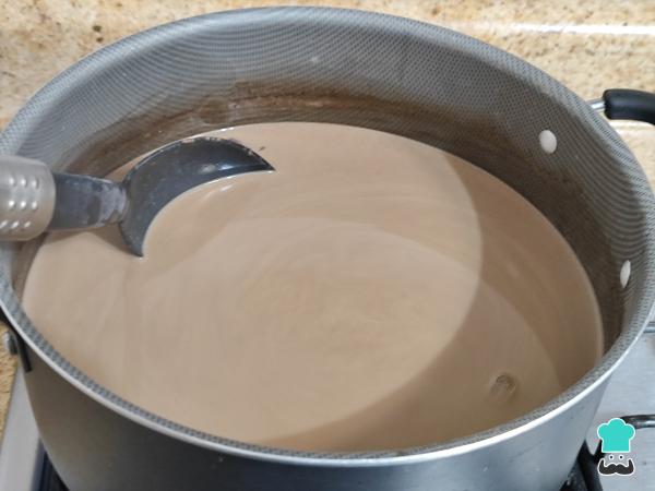 Atole de chocolate - Paso 4