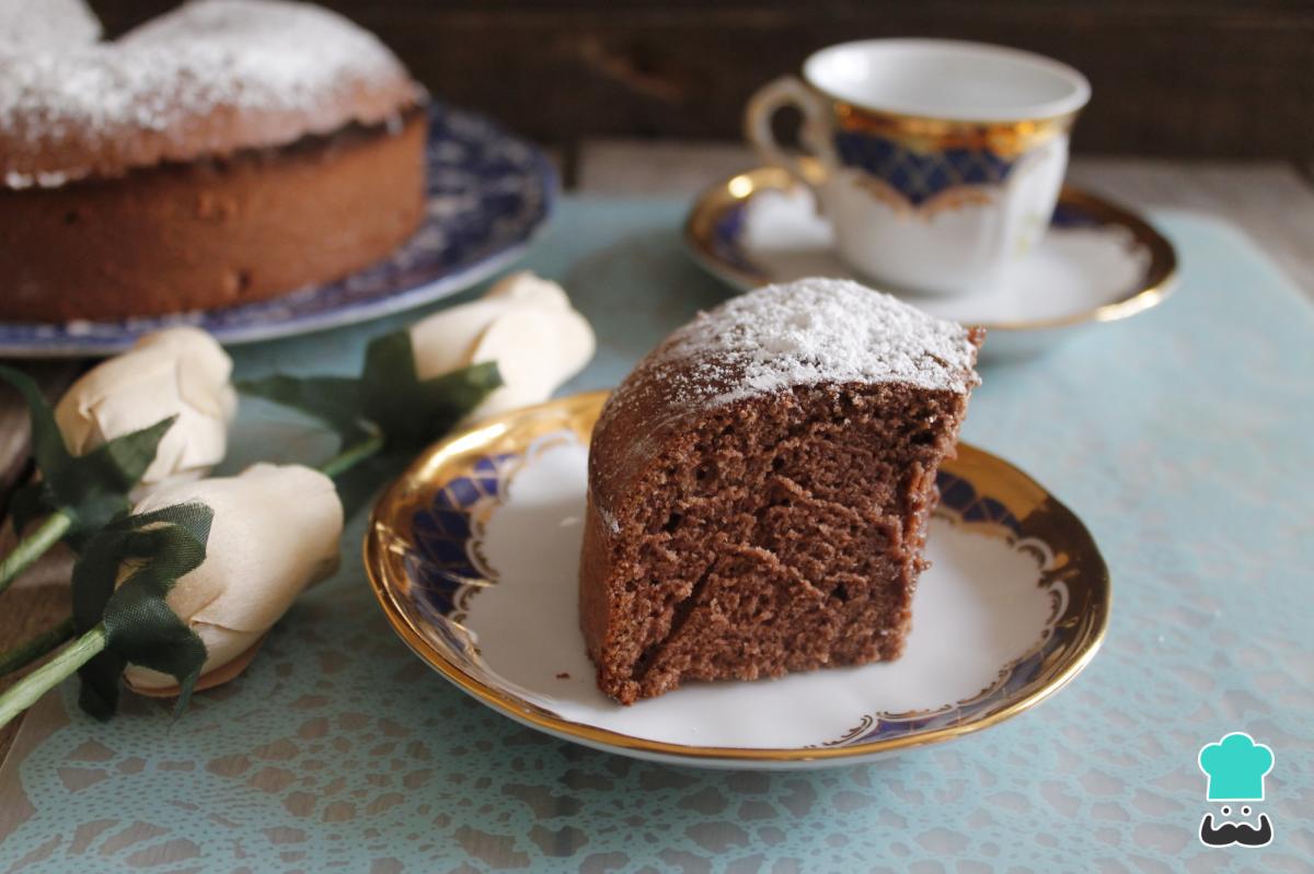 Receta de Bizcocho de chocolate sin yogur