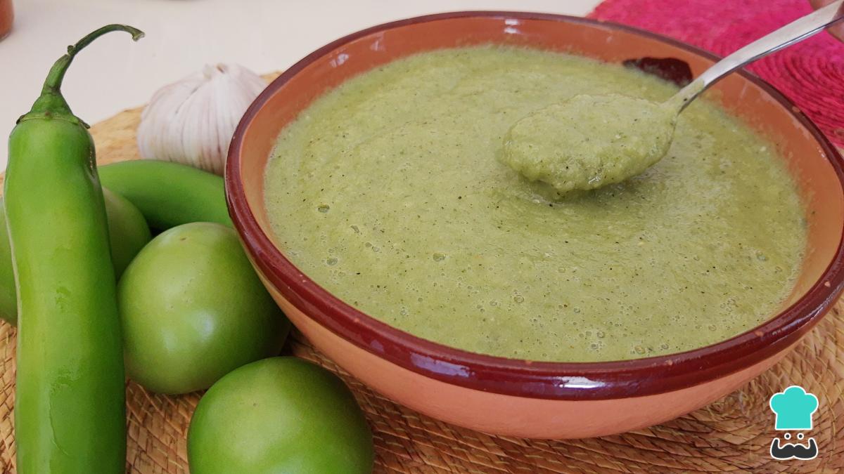 Receta de Salsa taquera verde