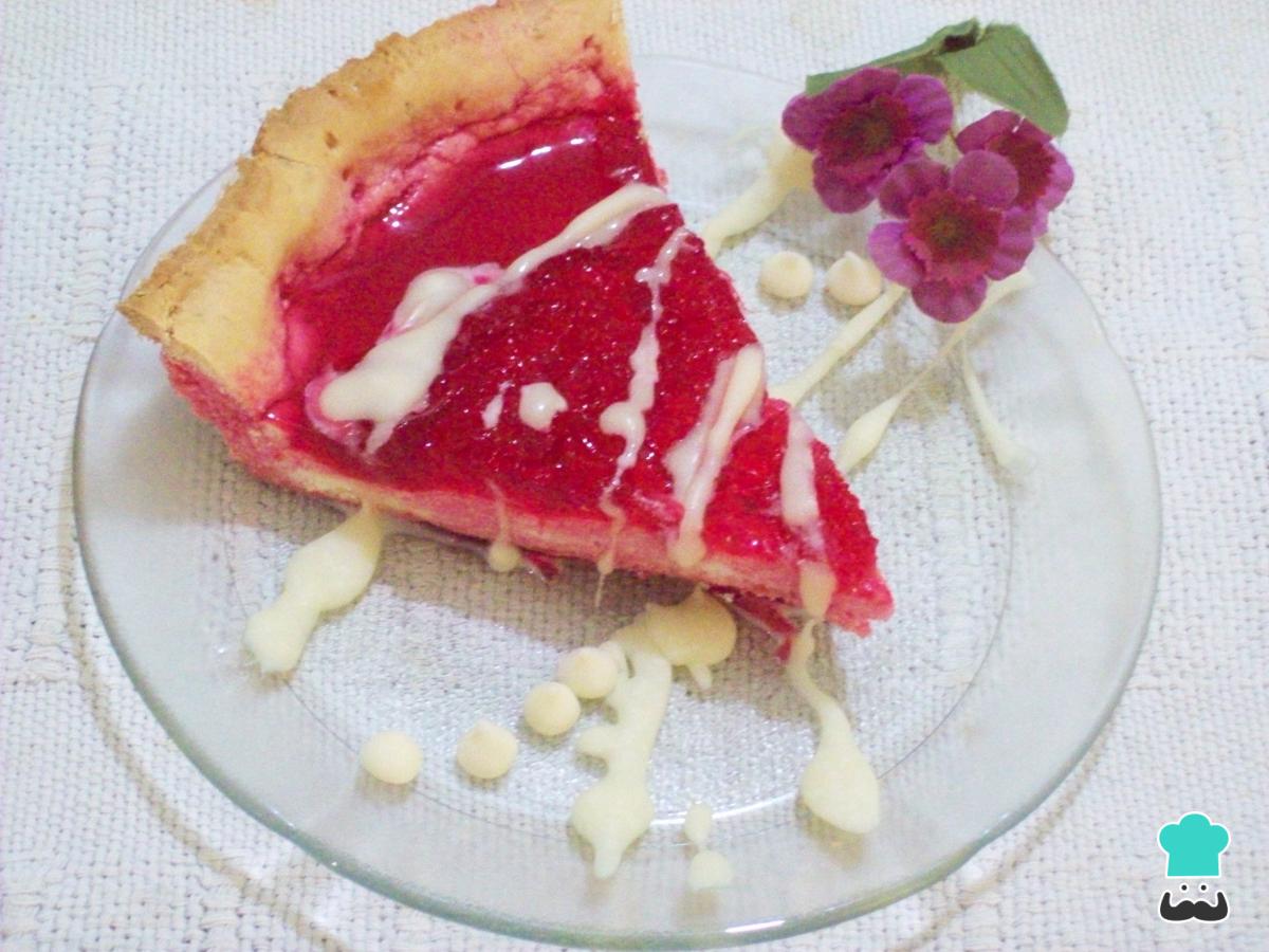 Receta de Tarta de gelatina de fresa