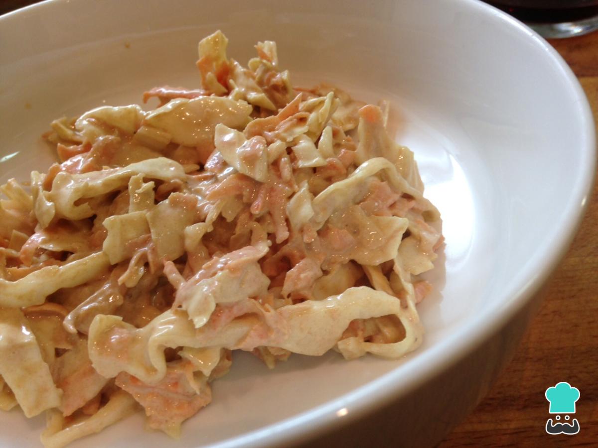 Receta de Ensalada agridulce de repollo y zanahoria