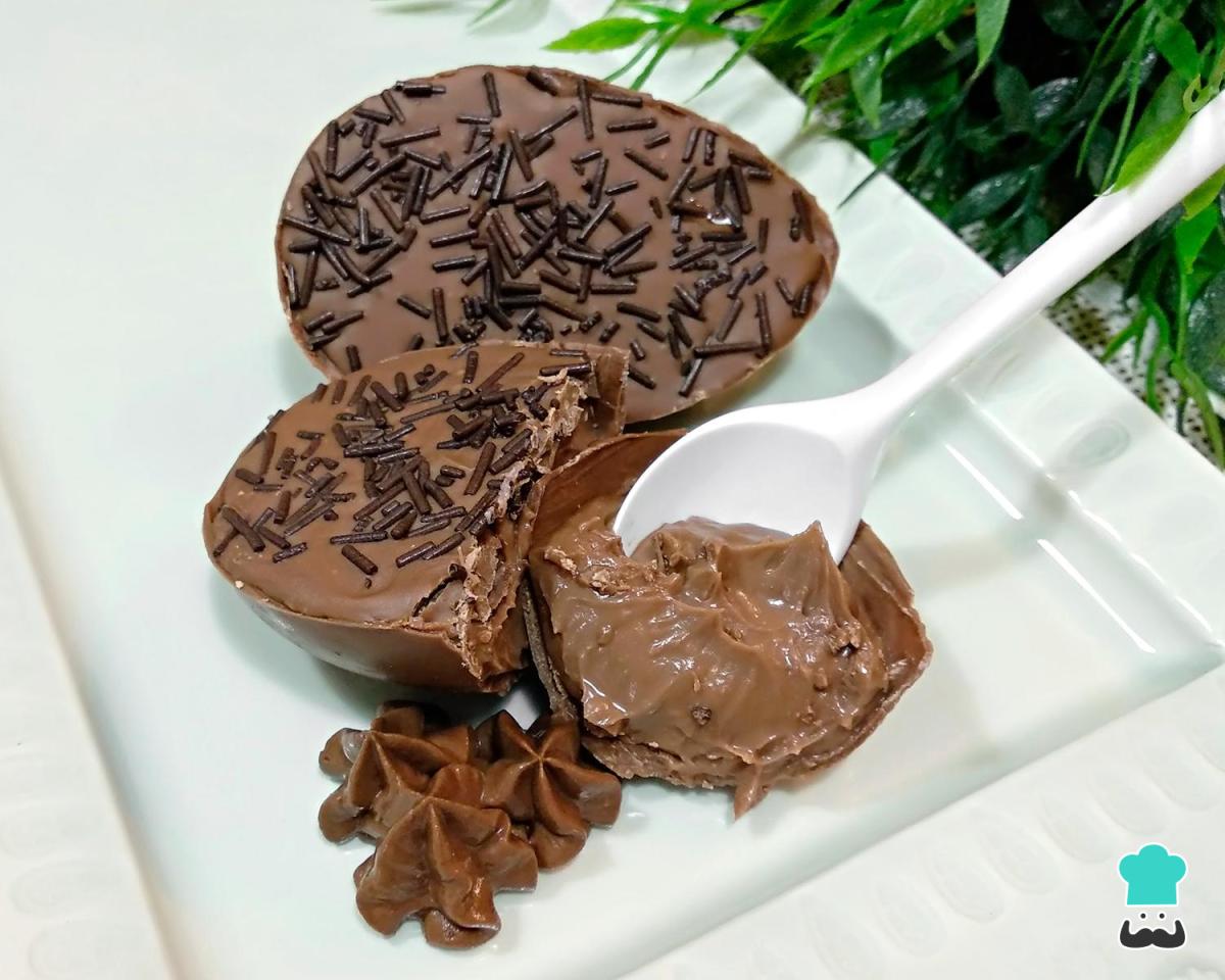 Receta de Huevos de Pascua de chocolate