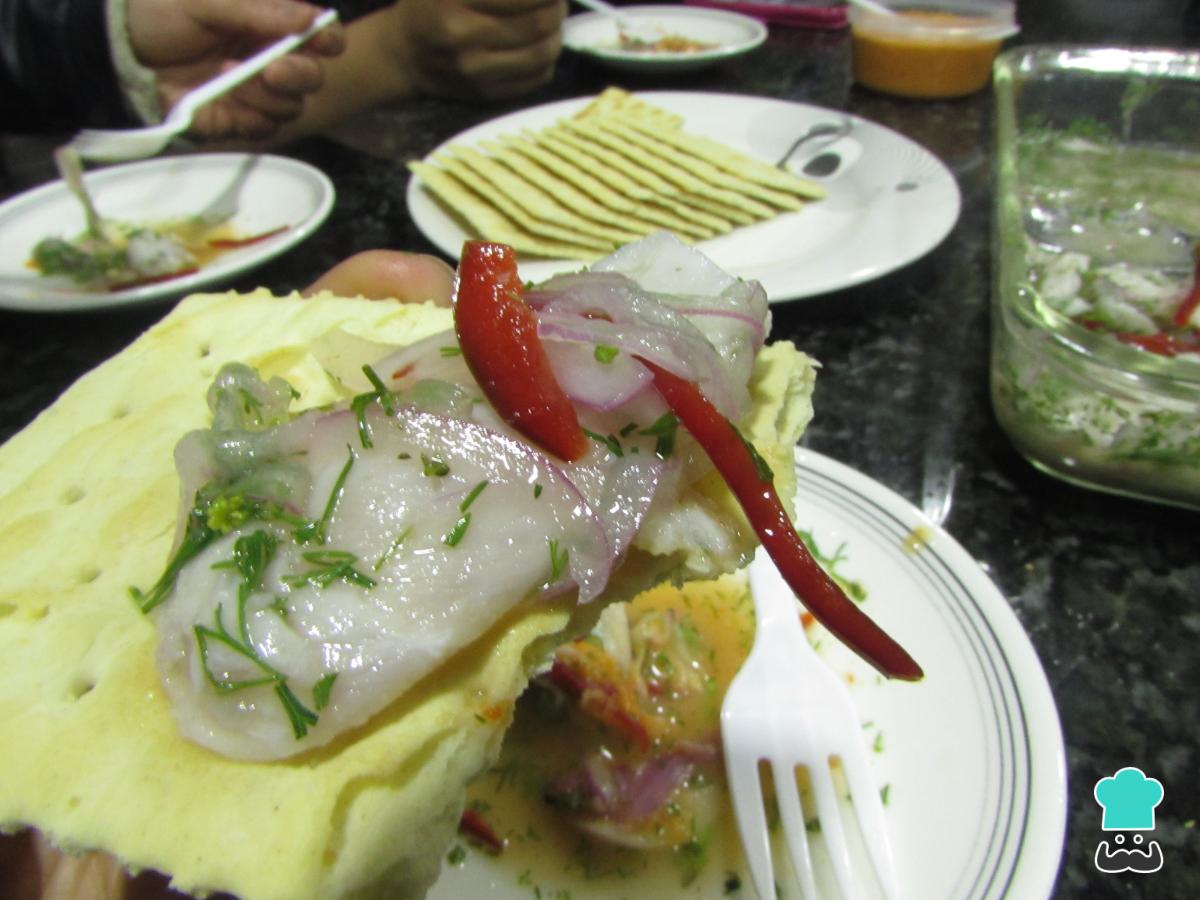 Receta de Ceviche de robalo