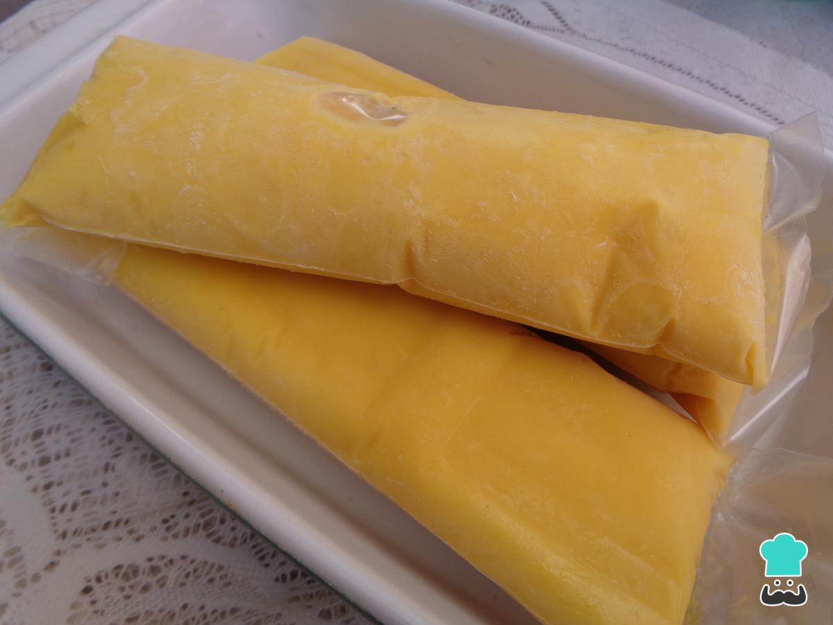 Receta de Congeladas de rompope