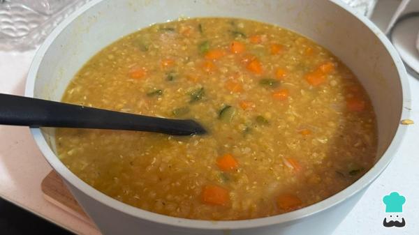 Receta de Lentejas rojas con verduras: plato nutritivo cargado de hierro que sacia de verdad - Paso 6