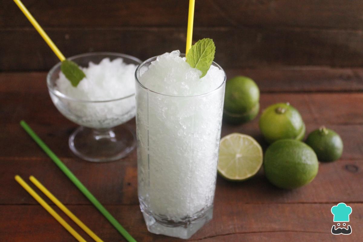 Receta de Nieve de limón