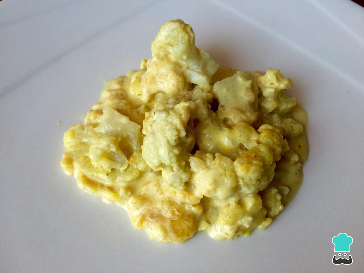 Receta de Coliflor al curry