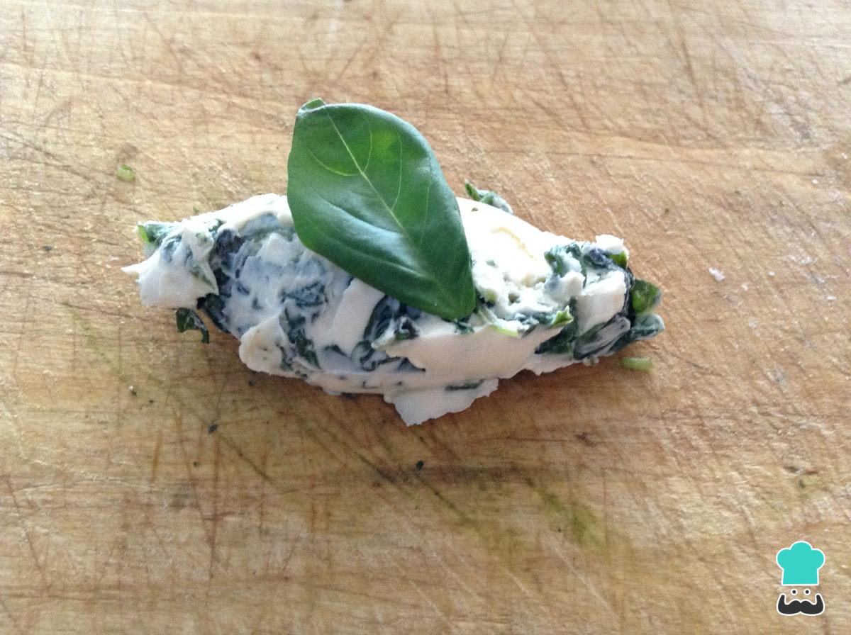 Receta de Dip de queso crema y albahaca