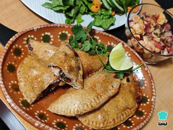 Receta de Empanadas de camarones