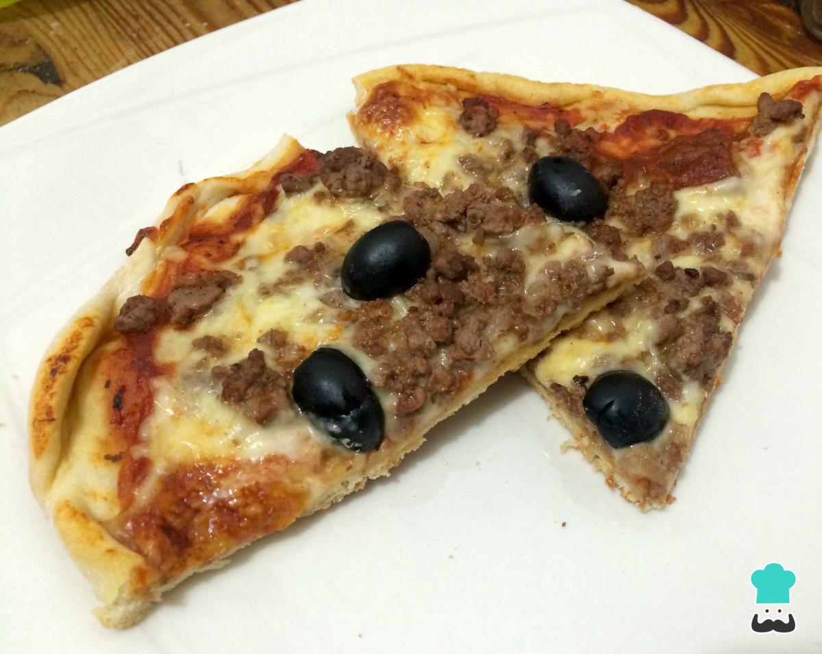 Receta de Pizza boloñesa