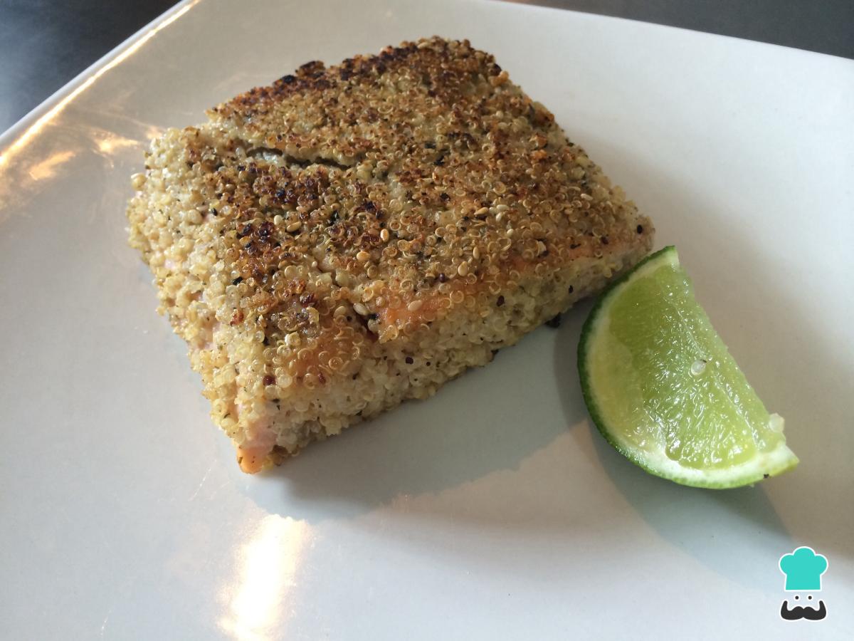 Receta de Salmón con quinoa