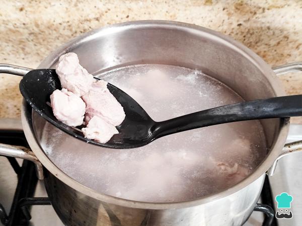 Receta de Morisqueta michoacana - Paso 1