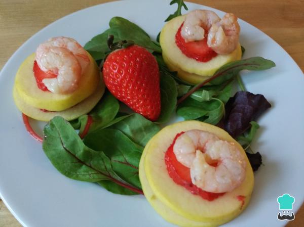 Receta de Ensalada de langostinos y fresas - Paso 7