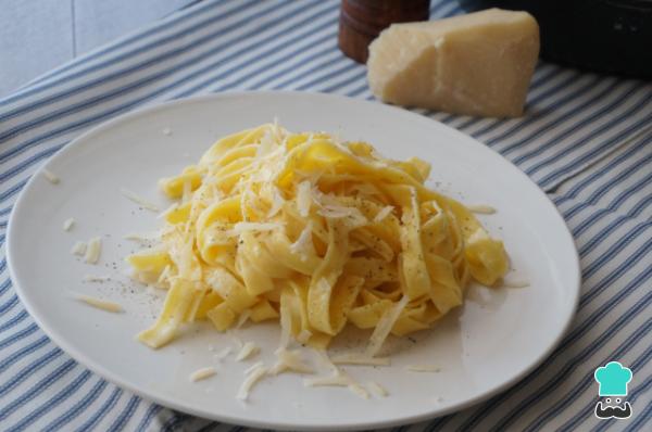 Receta de Fettuccine Alfredo