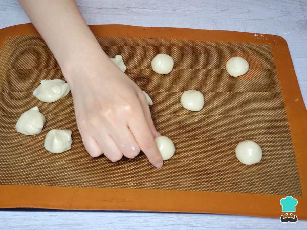 Receta de Galletas de leche condensada con 3 ingredientes - Paso 4