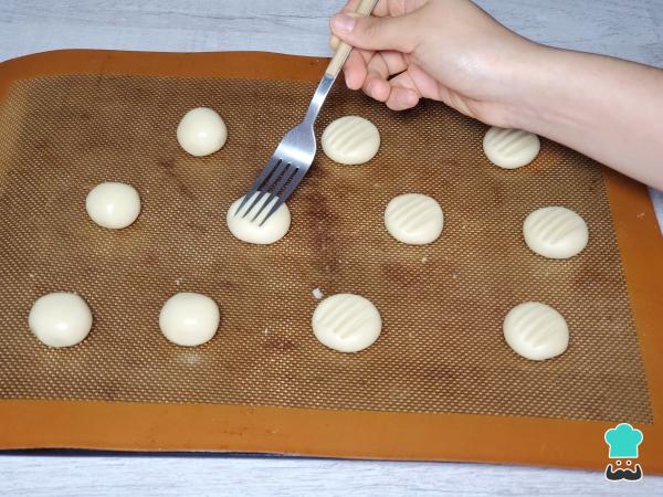 Receta de Galletas de leche condensada con 3 ingredientes - Paso 5