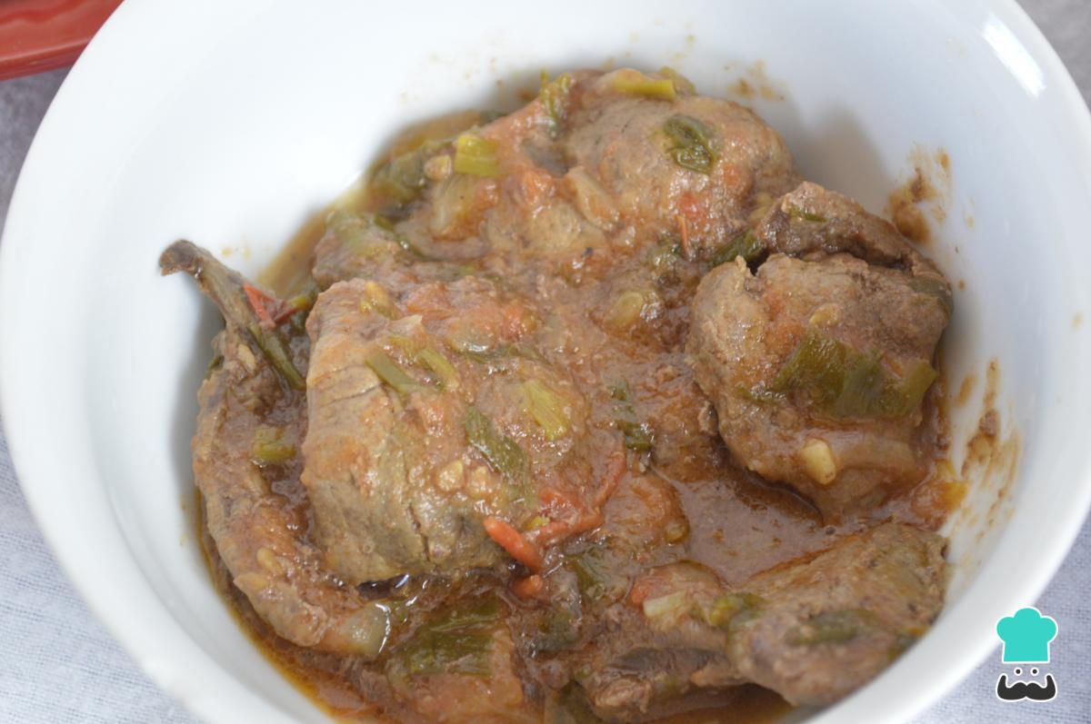 Receta de Higado en salsa