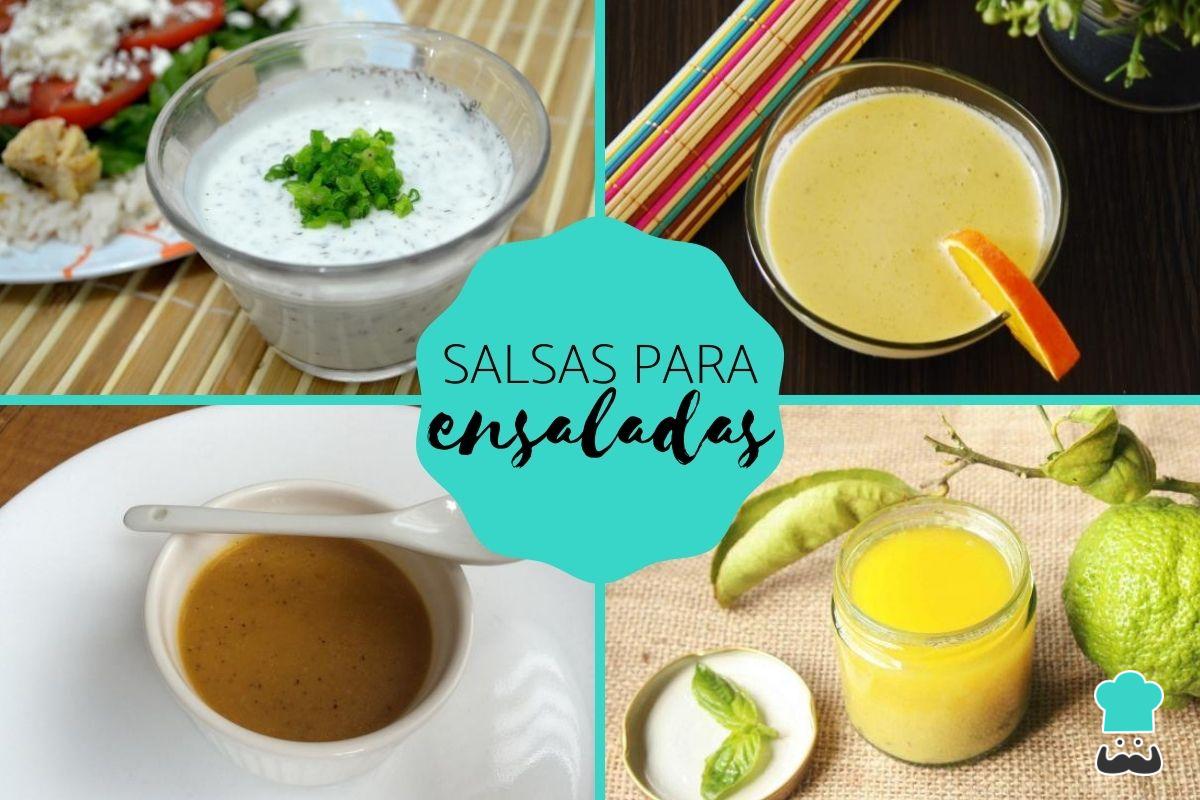 +20 vinagretas y salsas para ensaladas