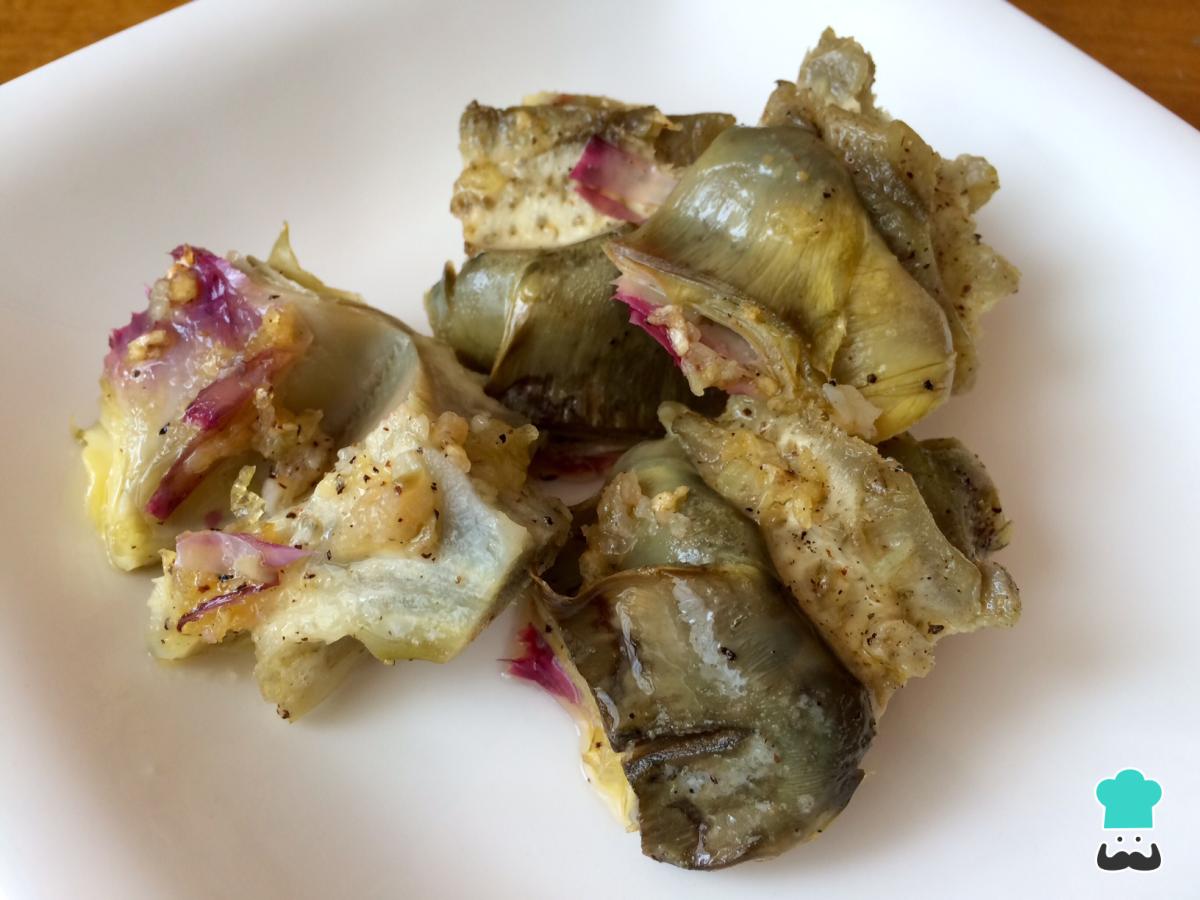 Receta de Alcachofas al ajillo