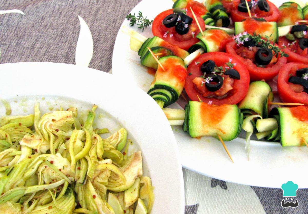 Receta de Ensalada de verduras primaveral