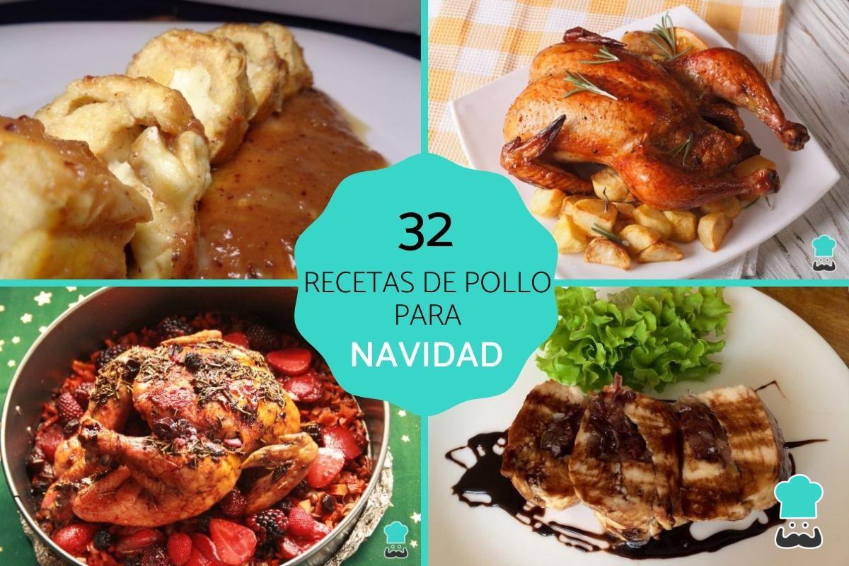 Recetas de pollo para Navidad