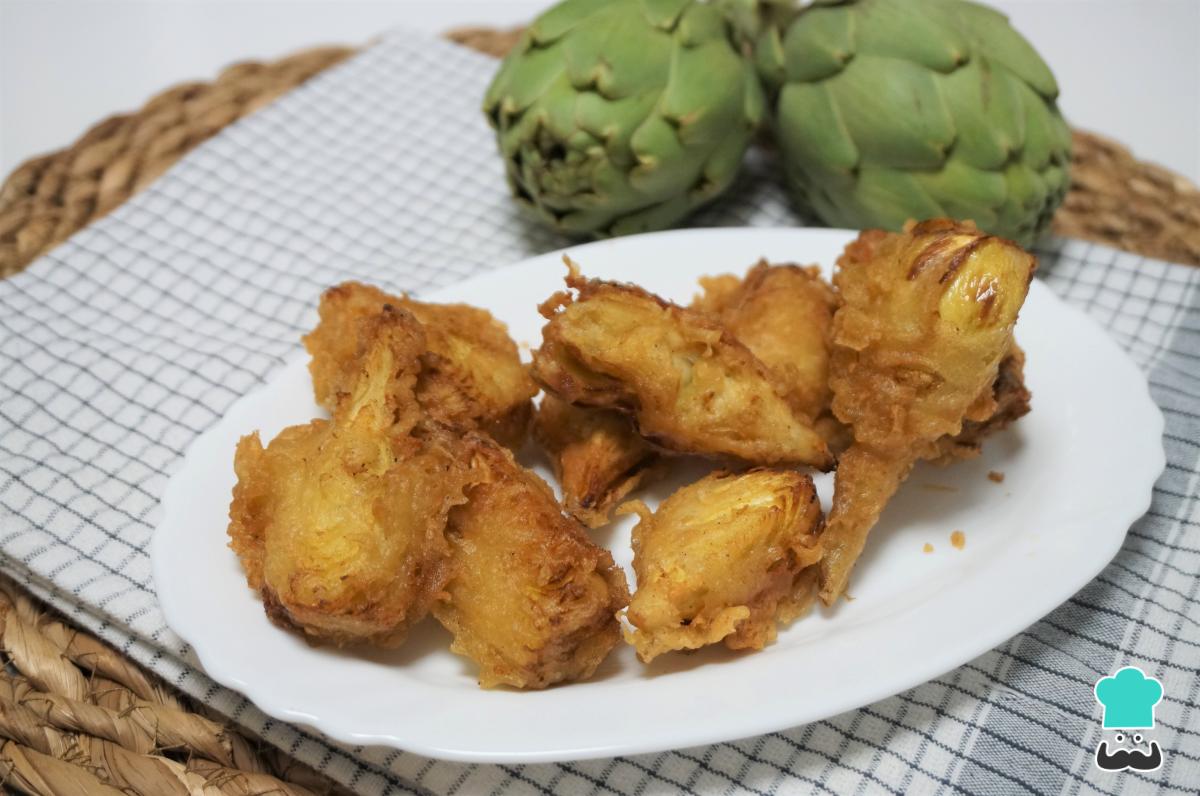 Receta de Alcachofas en tempura