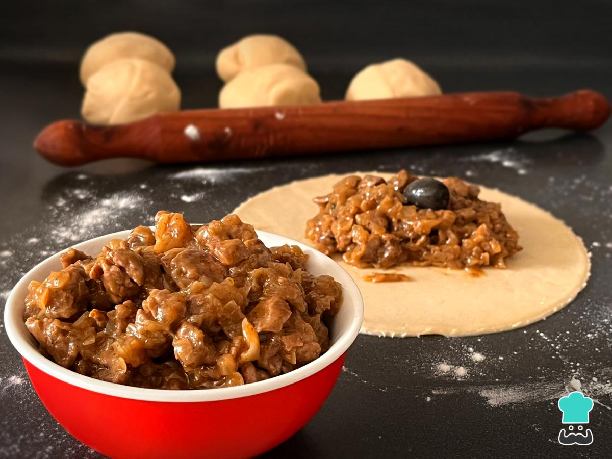 Receta de Carne para empanadas de pino