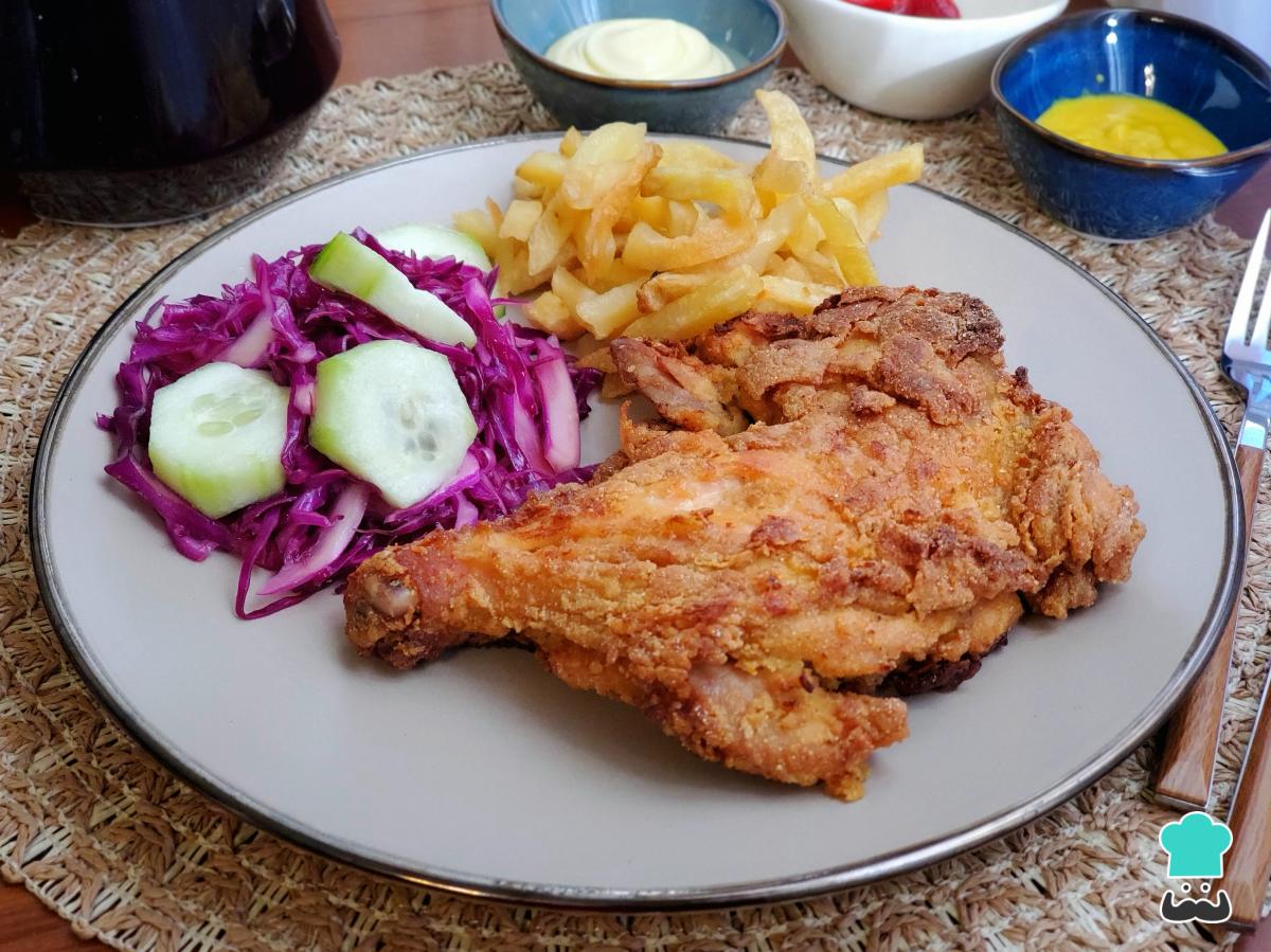 Receta de Pollo broaster peruano