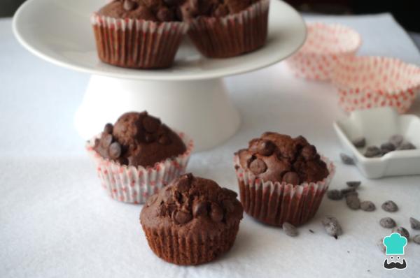 Receta de Magdalenas caseras con pepitas de chocolate