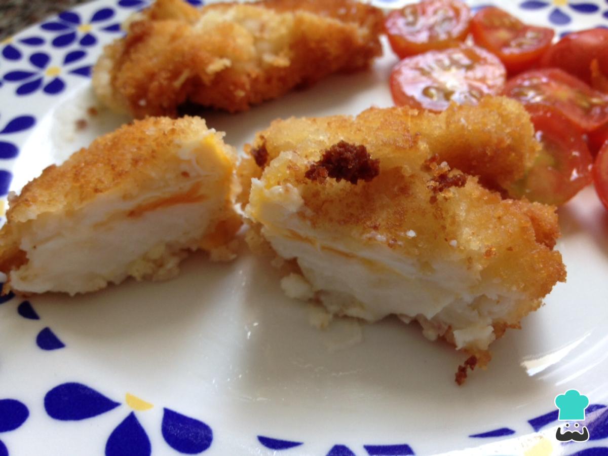 Receta de Huevos fritos a la villaroy