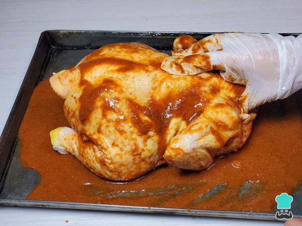 Receta de Pollo a las brasas peruano - Paso 4