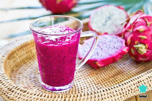 11 jugos laxantes para el estreñimiento - Jugo de pitahaya para el estreñimiento