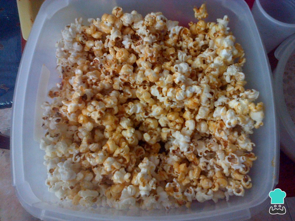 Receta de Popcorn con caramelo