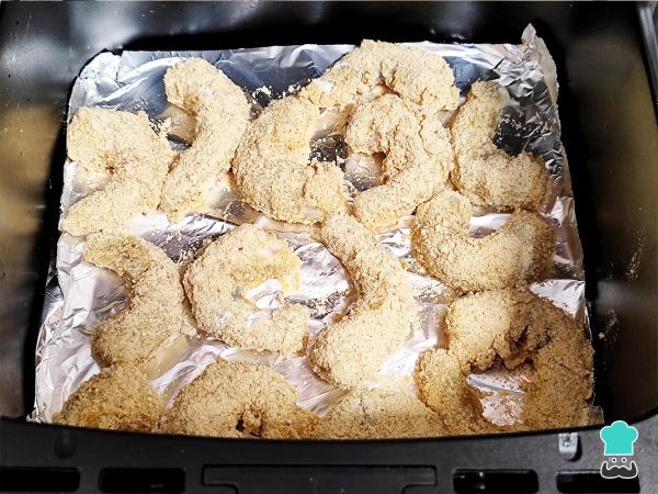 Receta de Tacos de camarones empanizados - Paso 5