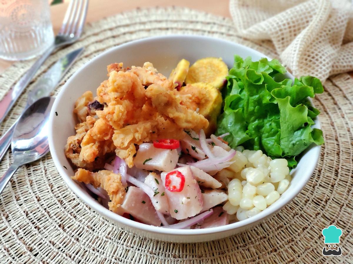 Receta de Ceviche carretillero