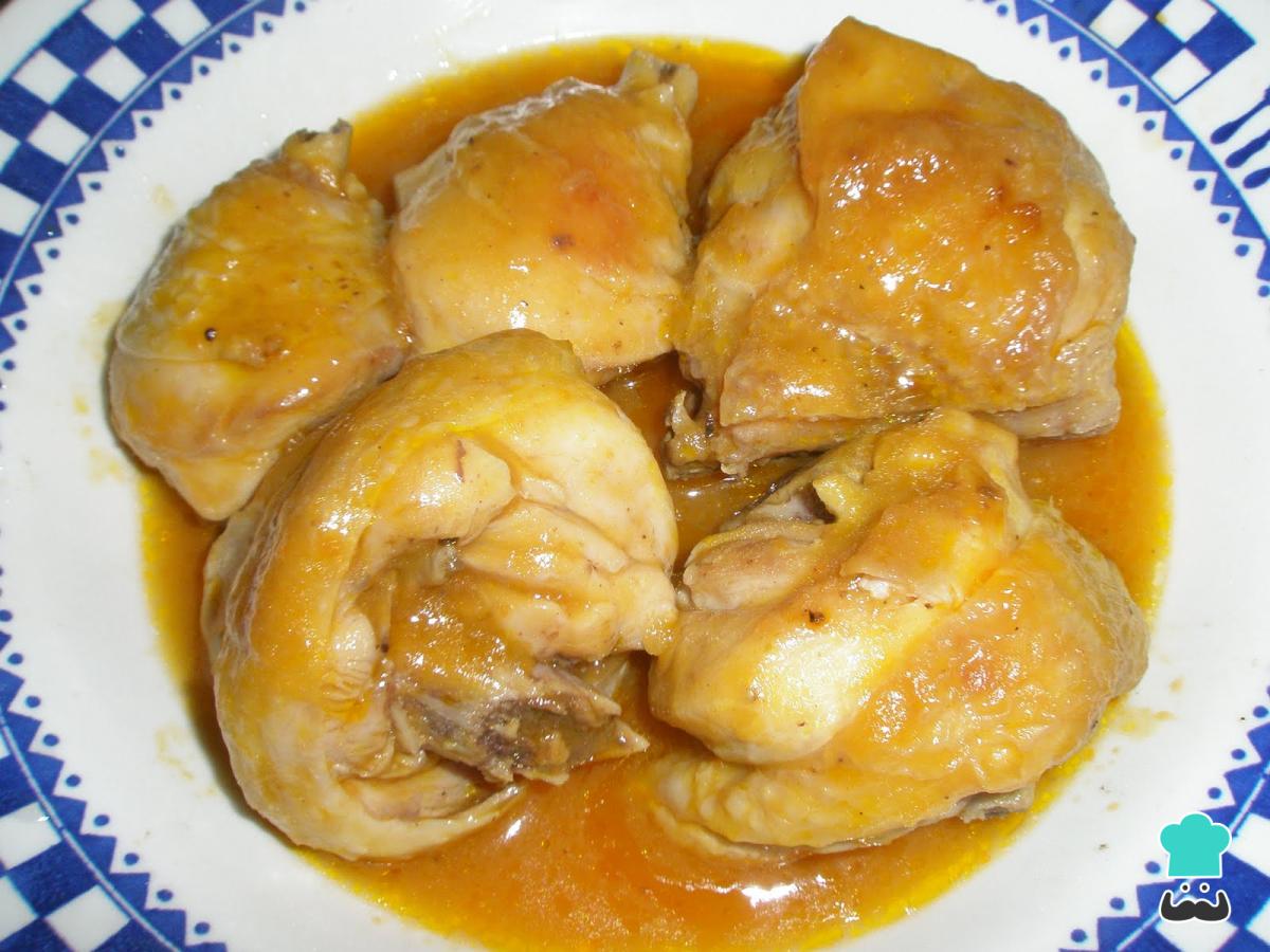 Receta de Gallina en salsa