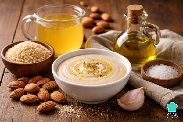 Salsas para pollo relleno - Salsa de almendras