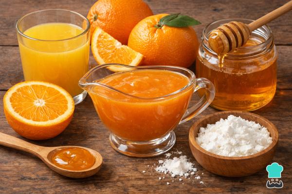 Salsas para pollo relleno - Salsa de naranja