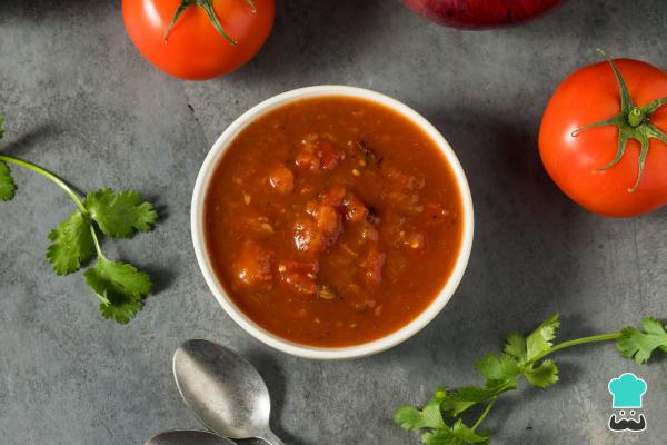 Salsas para pollo relleno - Salsa de tomate casera