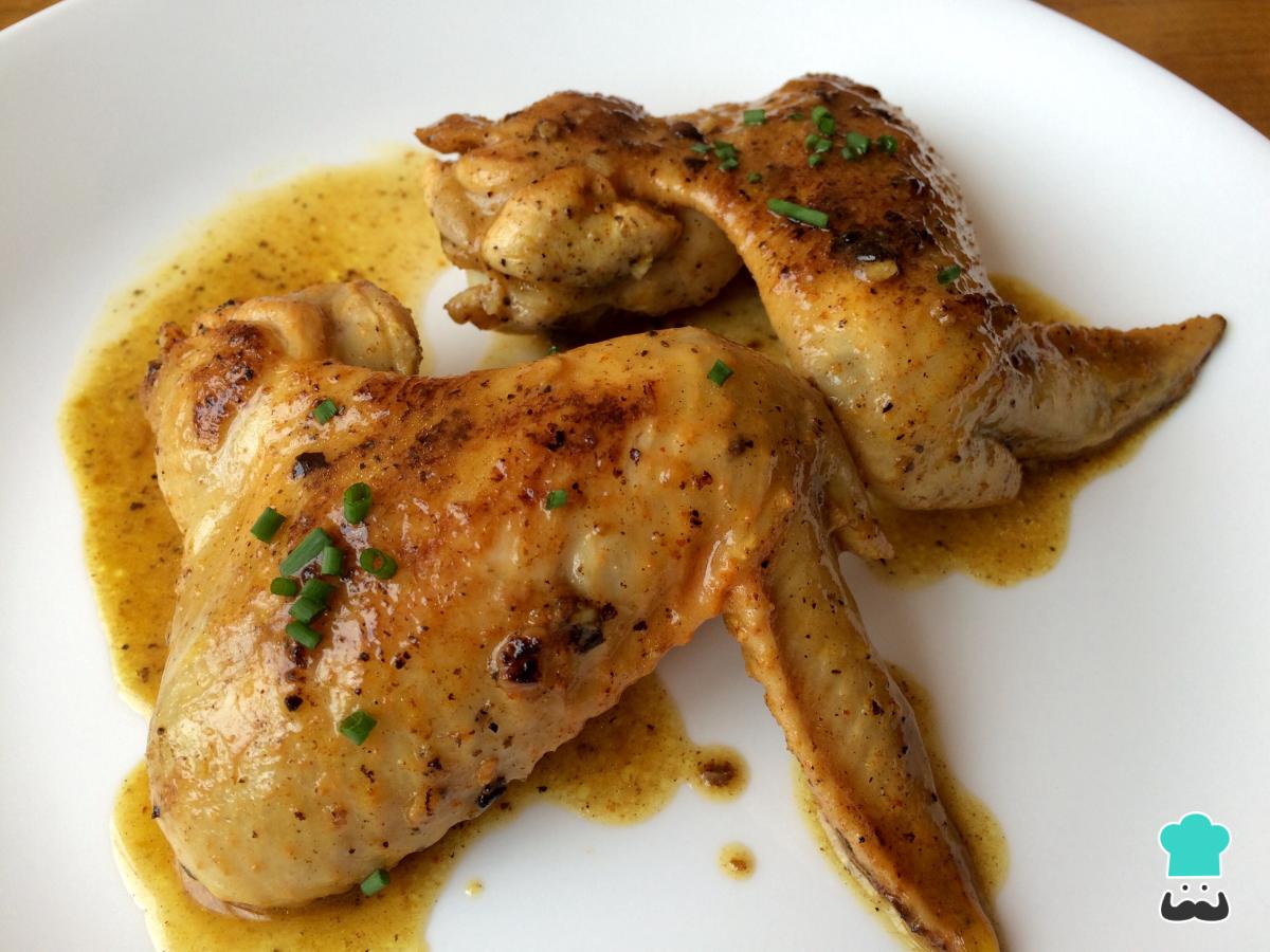 Receta de Alitas de pollo al curry