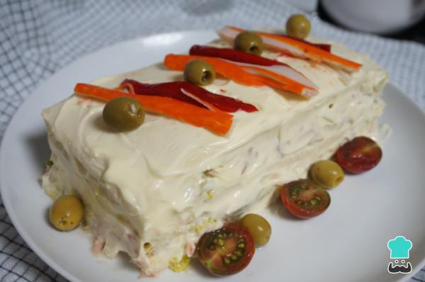 Receta de Pastel de atún frío - Paso 7
