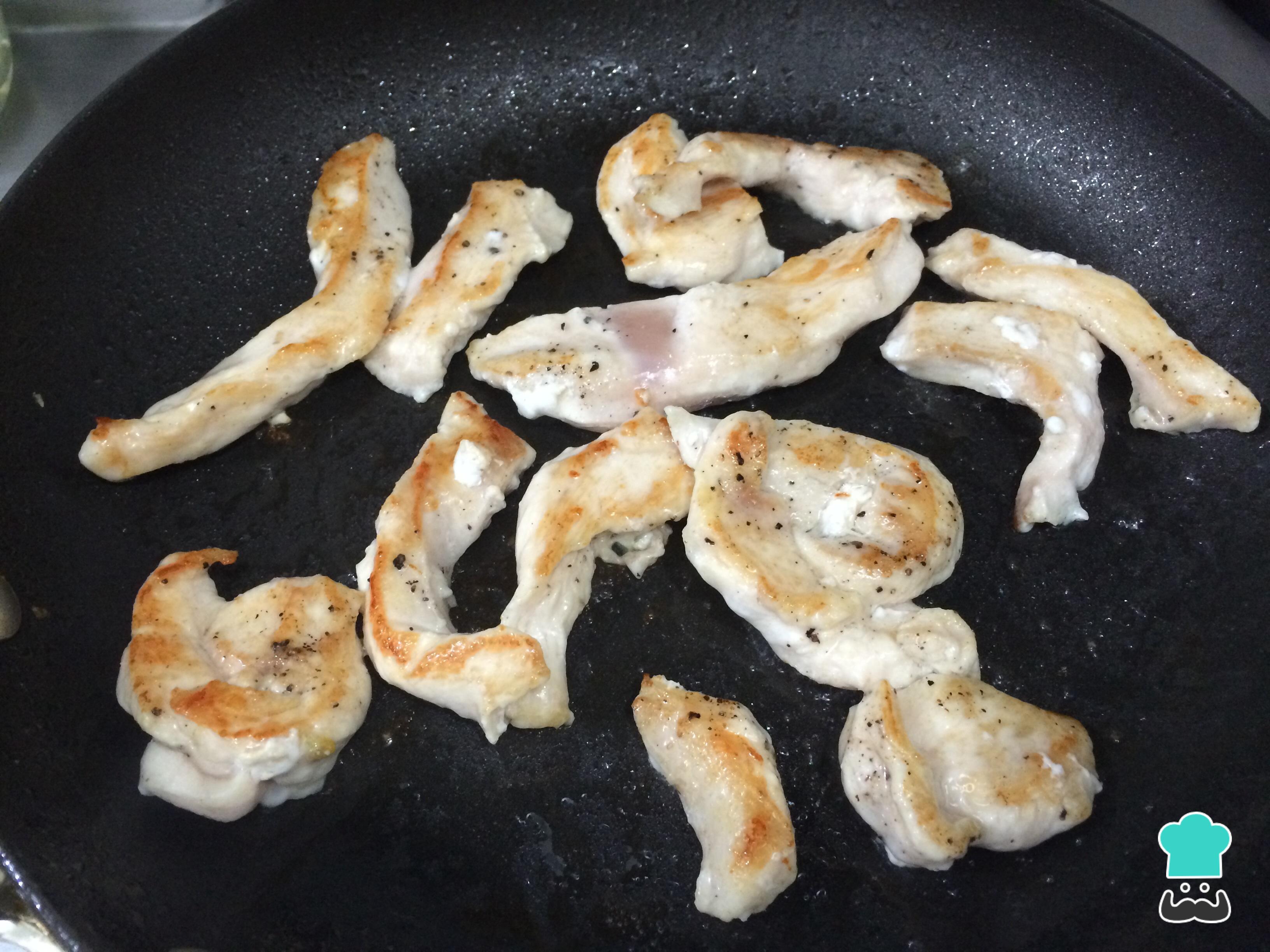 Fajitas de pollo light