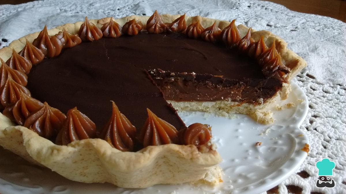 Receta de Tarta dulce de leche y chocolate