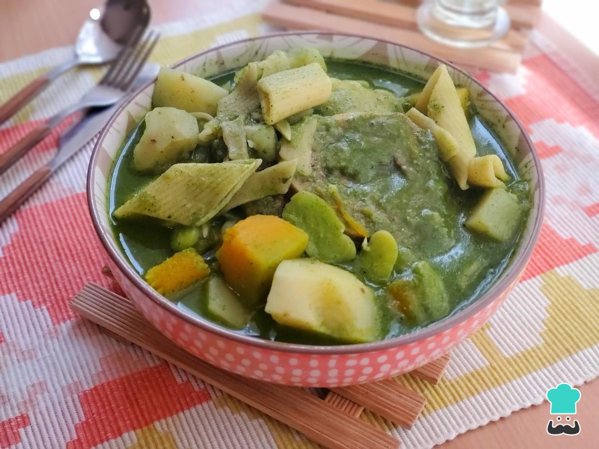 Receta de Sopa de menestrón