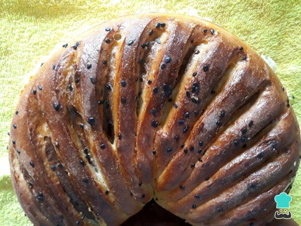 Receta de Pan dulce con frutos secos