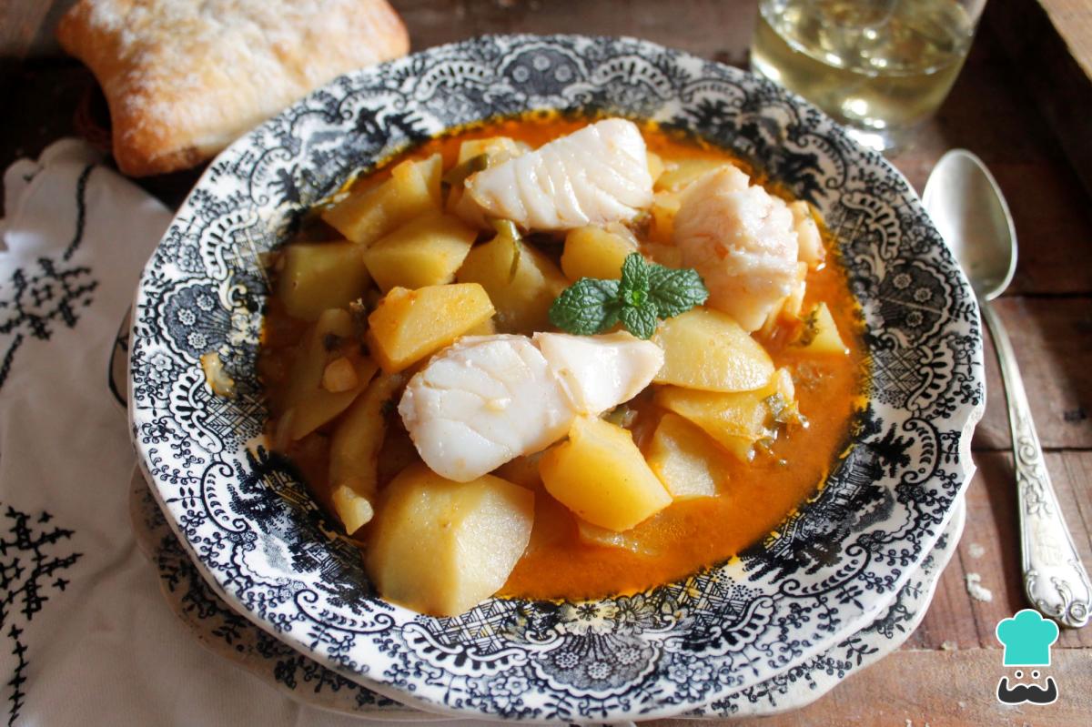 Receta de Patatas con bacalao al estilo de la abuela