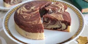 Receta de Bizcocho marmolado de yogur y chocolate: el postre fácil y esponjoso que parece sacado de una pastelería