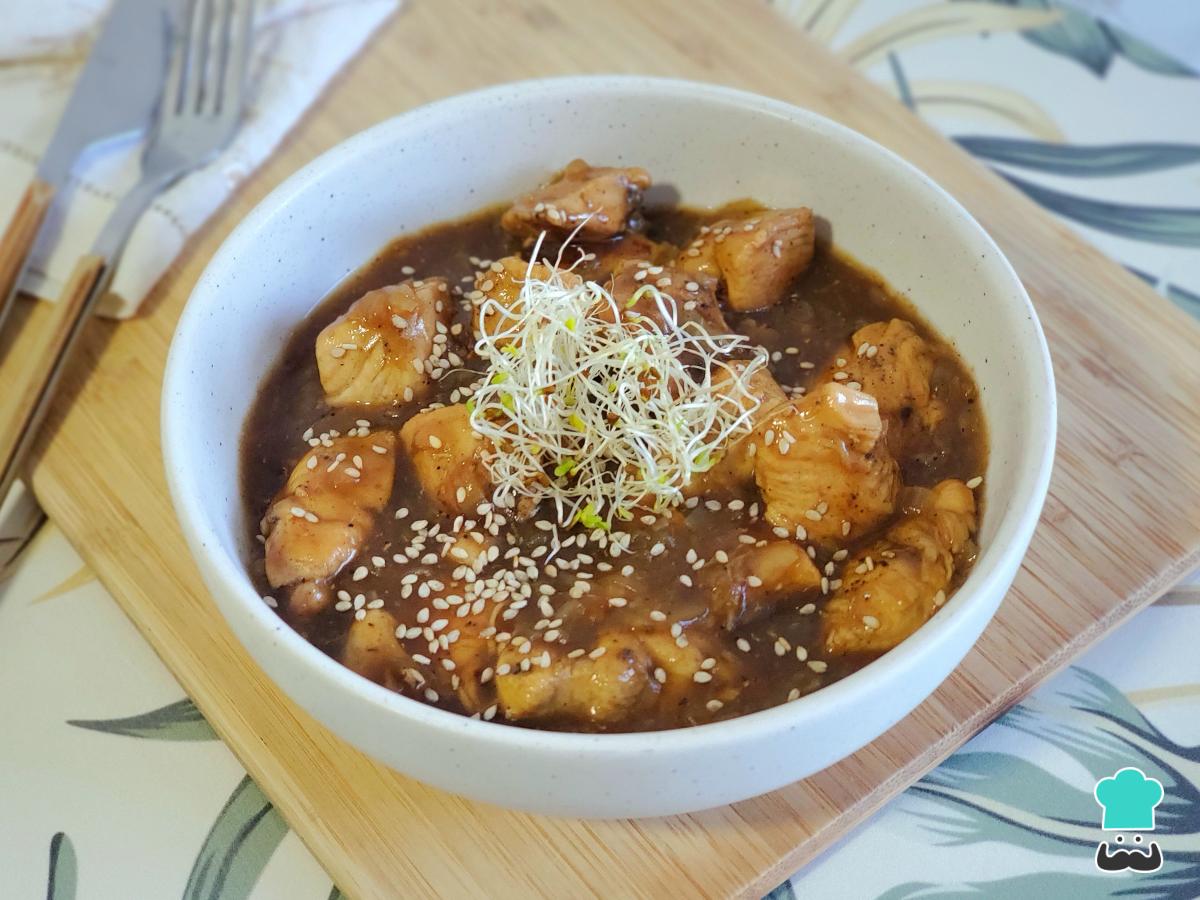 Receta de Pollo con salsa de soja