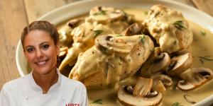 Marta Verona, chef: “Las pechugas de pollo más rápidas y sabrosas se hacen en salsa con 250 g de champiñones y 1 cebolla”